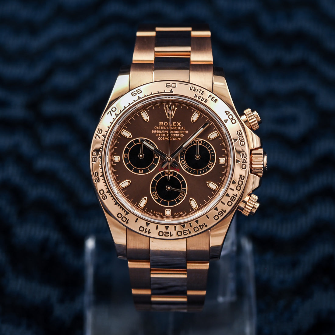 Rolex Daytona 40 mm Full Set Chocolate Dial 116505