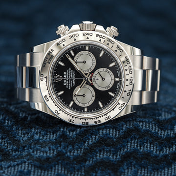 Rolex Daytona Full Set White Gold "Baby LeMans" 126509