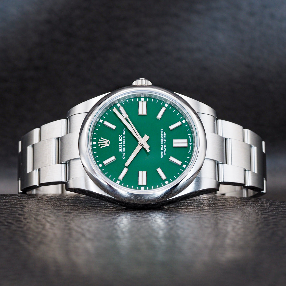 Rolex OP41 Green Dial 126300