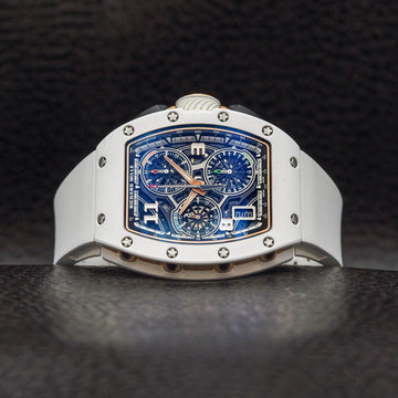 Richard Mille RM 72-01 White Ceramic Rosegold Chronograph