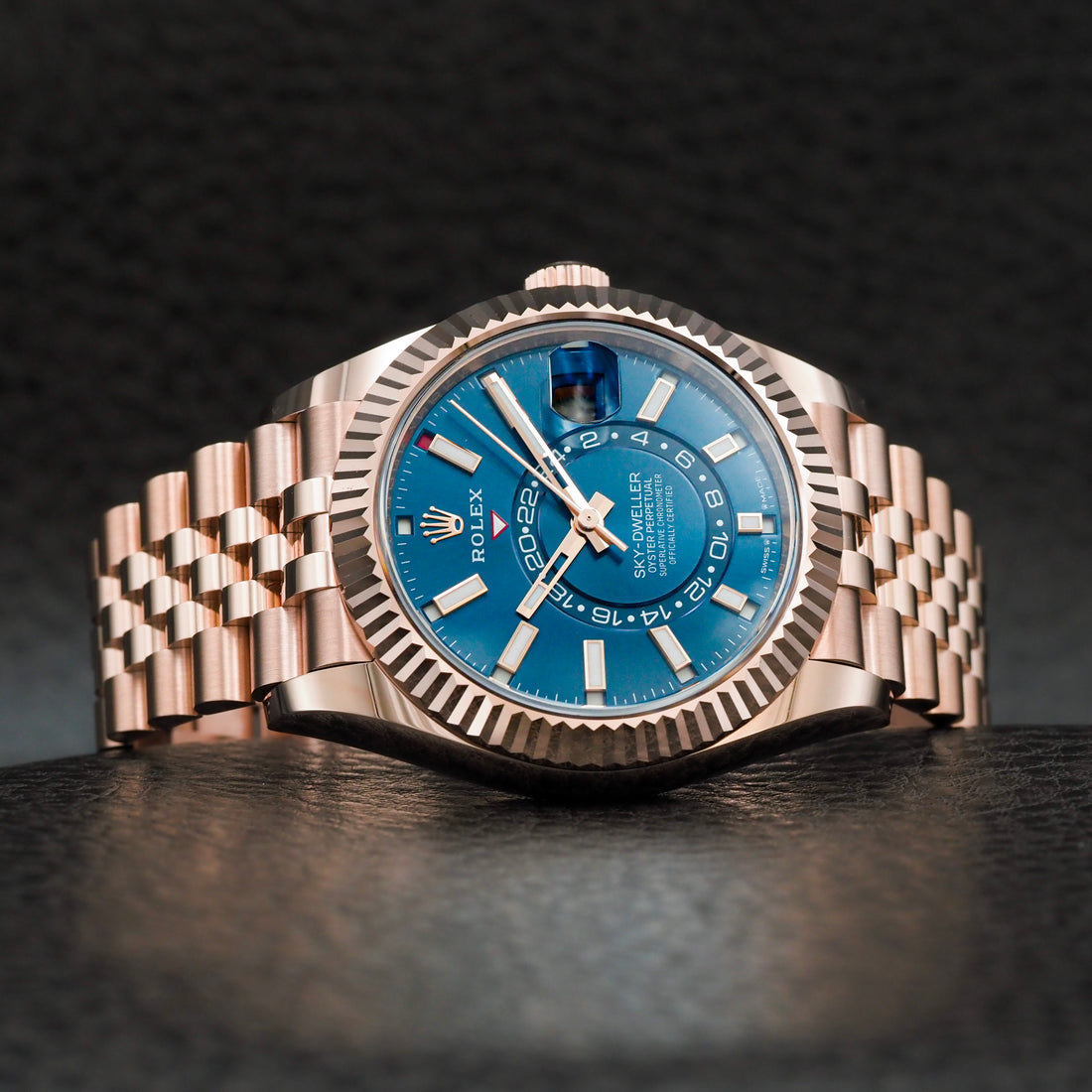 Rolex Everose Blue Dial SkyDweller 336935