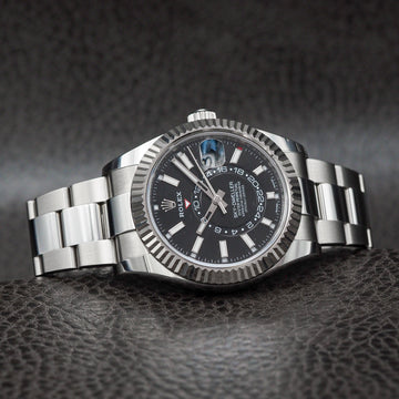 Rolex Sky-Dweller Black Dial Oyster Full Set 2018