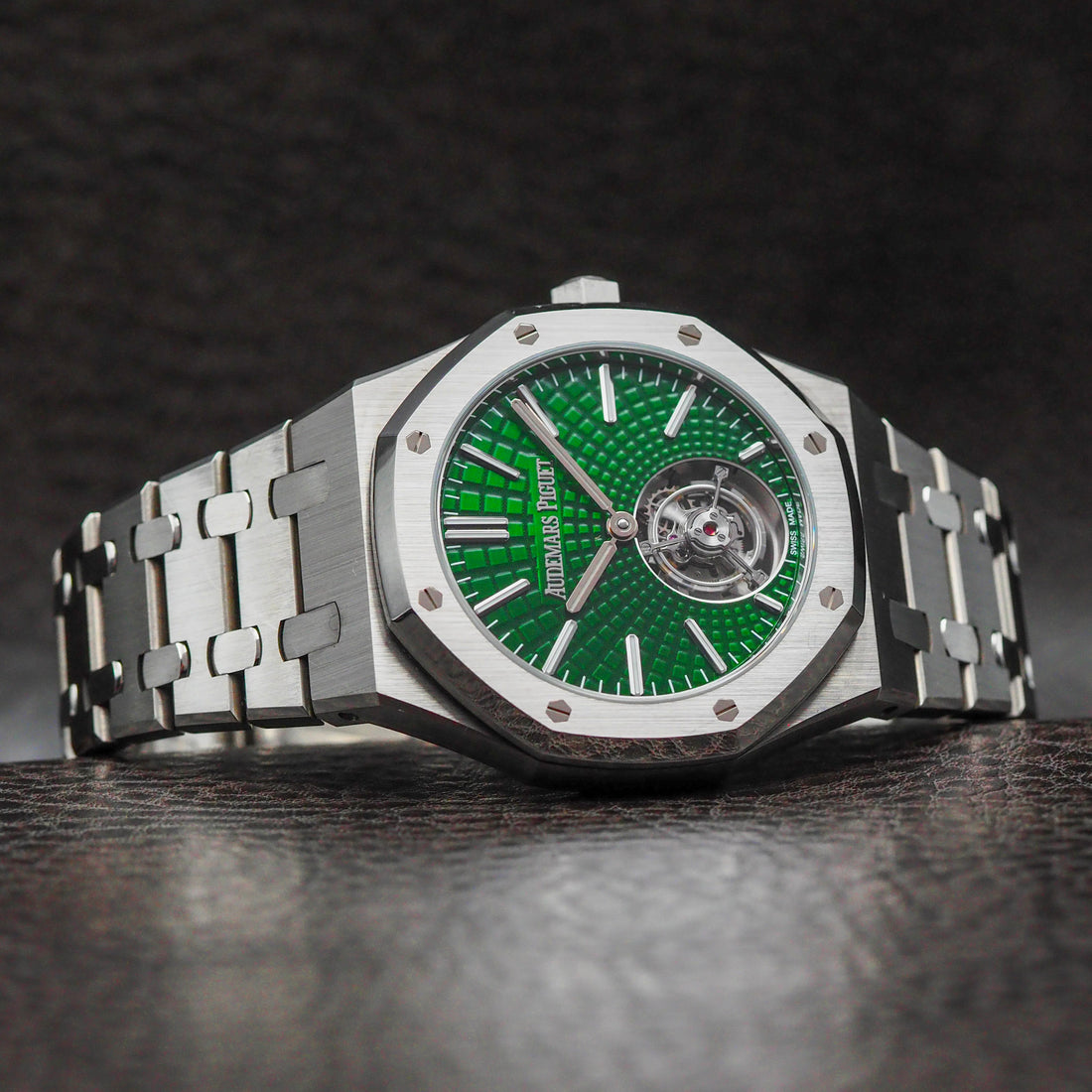 Audemars Piguet Royal Oak Flying Tourbillon Green Dial Full Set Year 2022