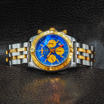 Breitling Navitimer Chronograph Blue Dial Two-Tone Full Set