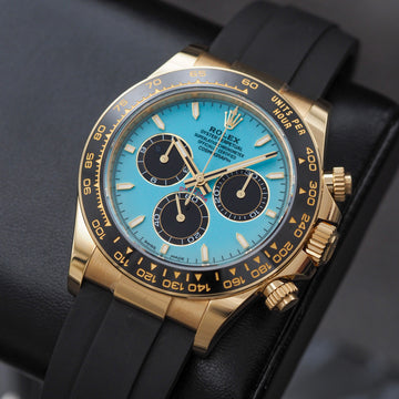 Rolex Daytona Tiffany Blue Dial 18K Gold Full Set Year 2026