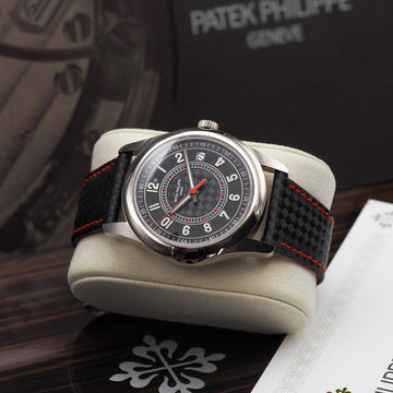 Patek Philippe Calatrava Black Dial White Gold 6007G-010