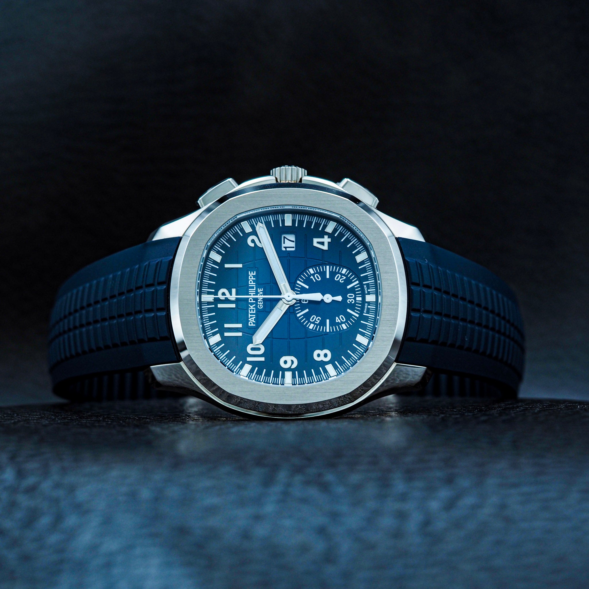 Patek Philippe White Gold Aquanaut 5968G 'Blue Dial'