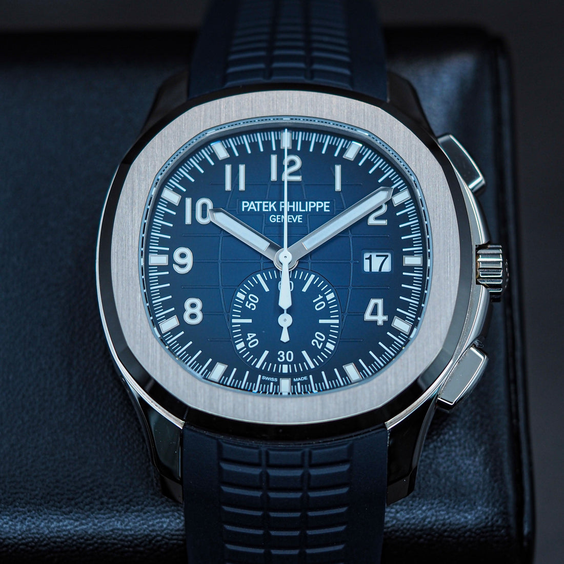 Patek Philippe White Gold Aquanaut 5968G 'Blue Dial'