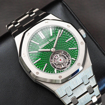 Audemars Piguet Royal Oak Flying Tourbillon Green Dial Full Set Year 2022