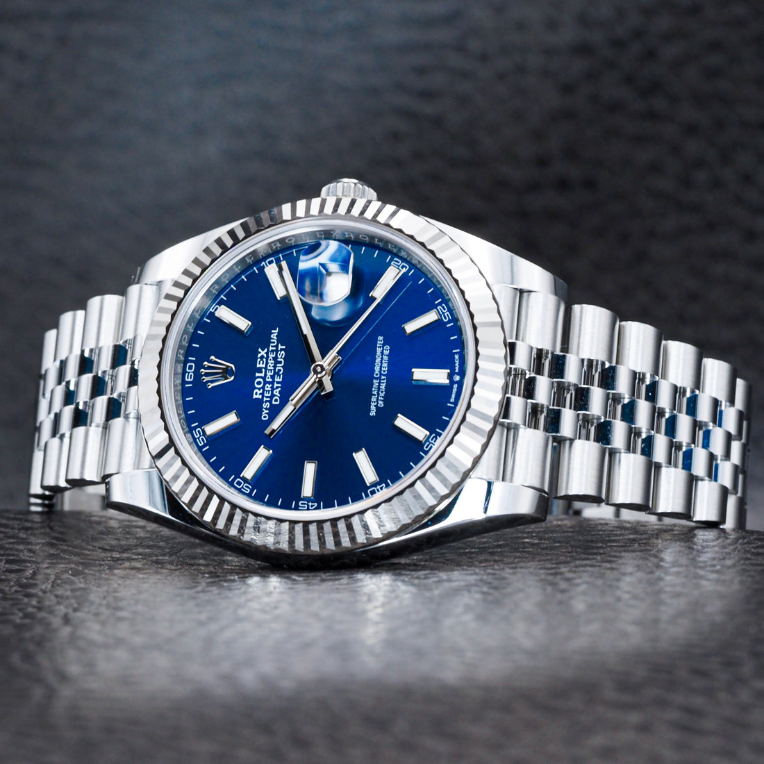 Rolex Dayjust 41mm Blue Roman Dial 126334