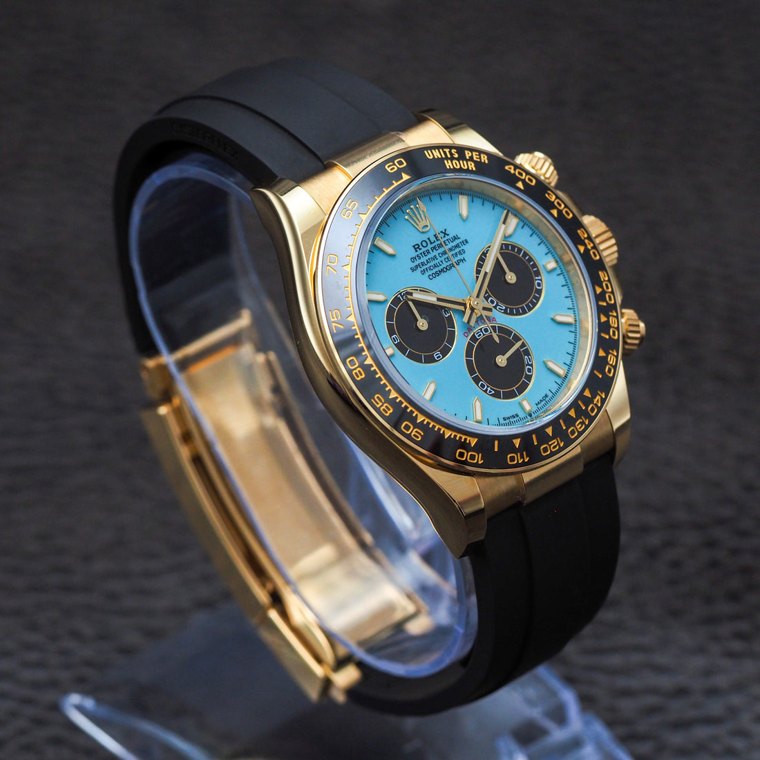 Rolex Daytona Tiffany Blue Dial 18K Gold Full Set Year 2026