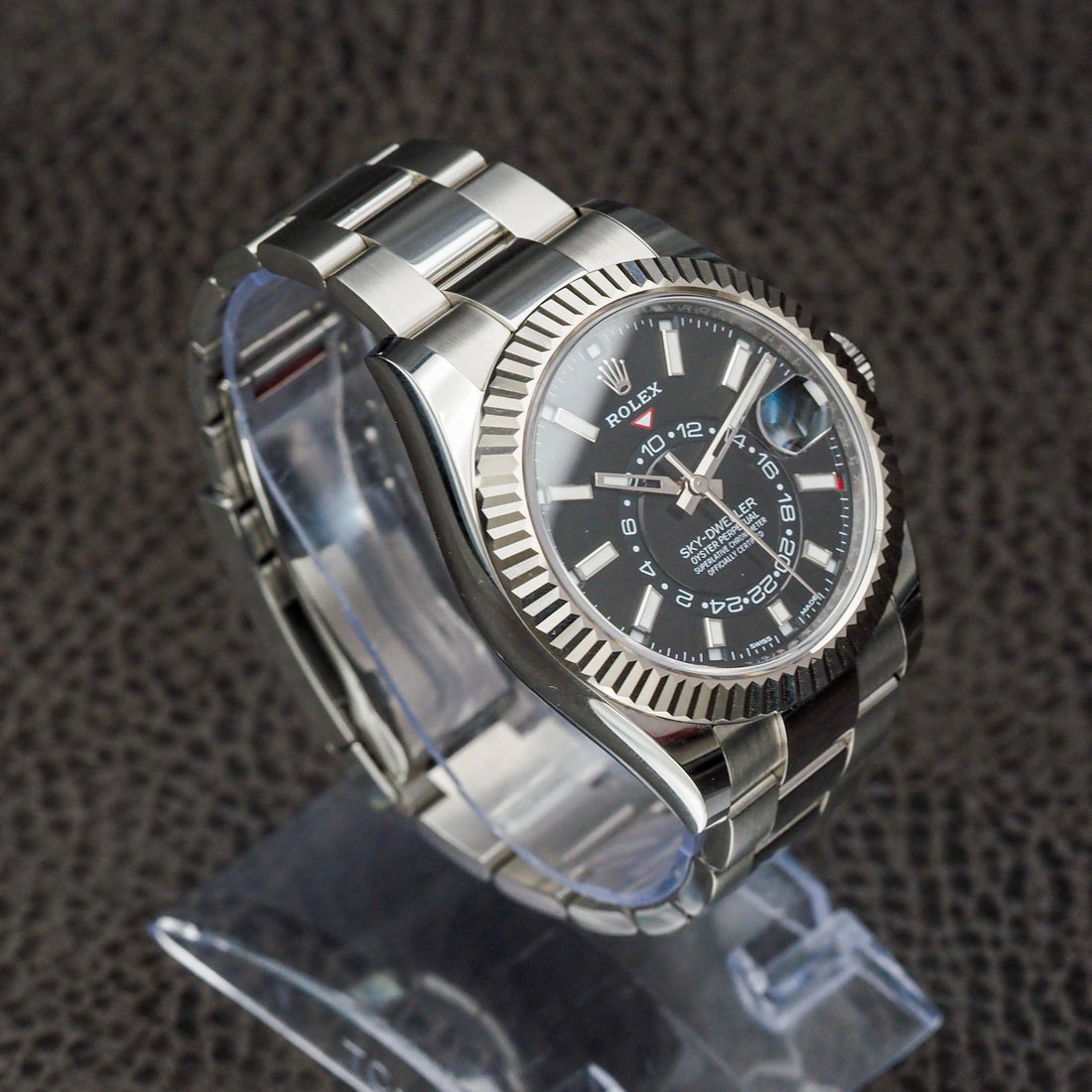 Rolex Sky-Dweller Black Dial Oyster Full Set 2018