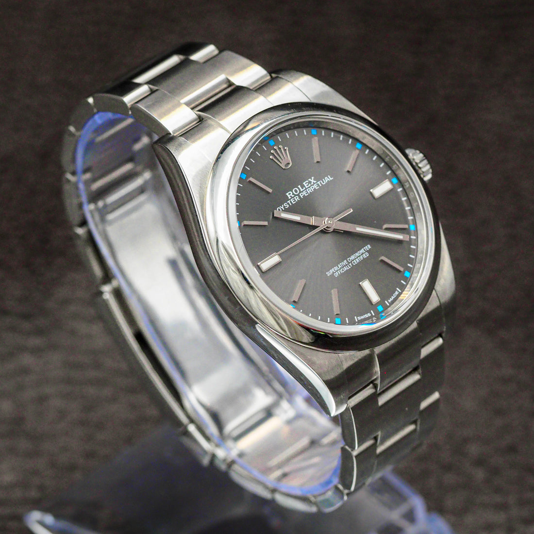 Rolex Oyster Perpetual 39 Rhodium Dial Full Set 2017