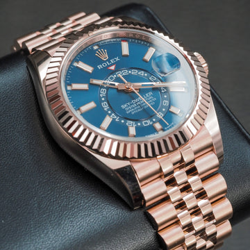 Rolex Everose Blue Dial SkyDweller 336935