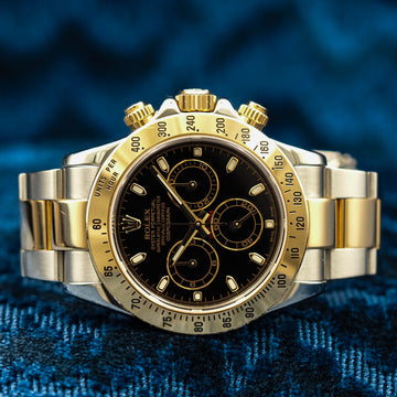 Rolex Daytona 116523 | Black Dial | Two-Tone | Full Set