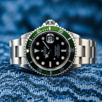 Rolex Submariner R16610 Green Bezel 2004 Limited Edition Flat 4 "Kermit"