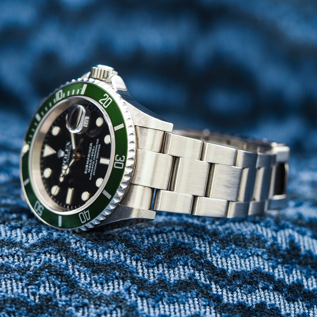 Rolex Submariner R16610 Green Bezel 2004 Limited Edition Flat 4 "Kermit"